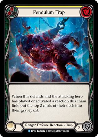 Image of Pendulum Trap (Yellow) [RIP012] (Outsiders Riptide Blitz Deck)