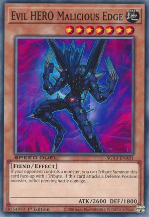 Image of Evil HERO Malicious Edge [SGX3-ENA01] Common