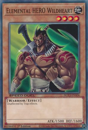 Image of Elemental HERO Wildheart [SGX3-ENA06] Common