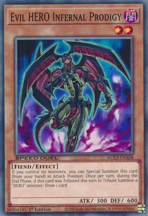 Image of Evil HERO Infernal Prodigy [SGX3-ENA08] Common