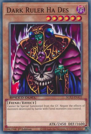 Image of Dark Ruler Ha Des [SGX3-ENA11] Common