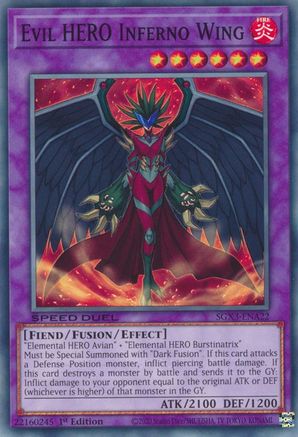 Image of Evil HERO Inferno Wing [SGX3-ENA22] Common