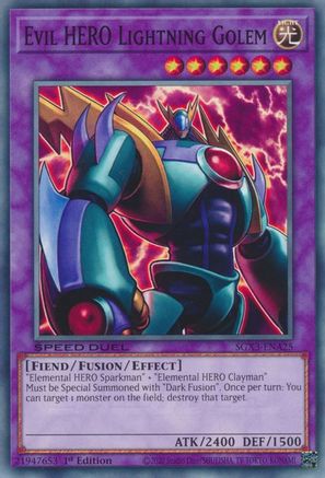 Image of Evil HERO Lightning Golem [SGX3-ENA25] Common