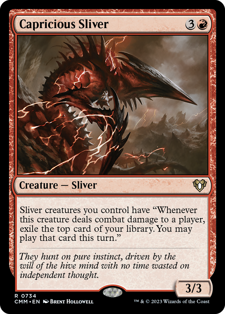 Image of Capricious Sliver [Commander Masters]