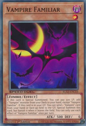 Image of Vampire Familiar [SGX3-ENC03] Common