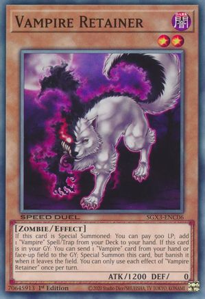 Image of Vampire Retainer [SGX3-ENC06] Common