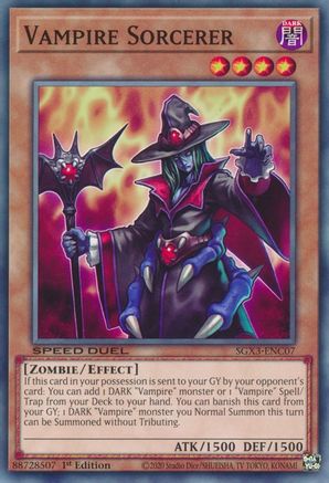 Image of Vampire Sorcerer [SGX3-ENC07] Common
