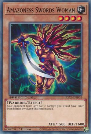 Image of Amazoness Swords Woman [SGX3-END02] Common