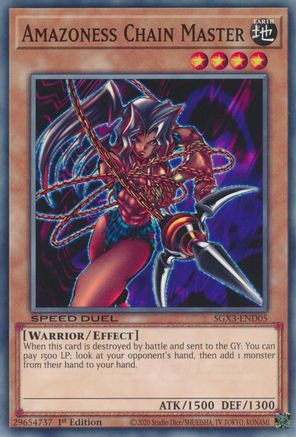 Image of Amazoness Chain Master [SGX3-END05] Common
