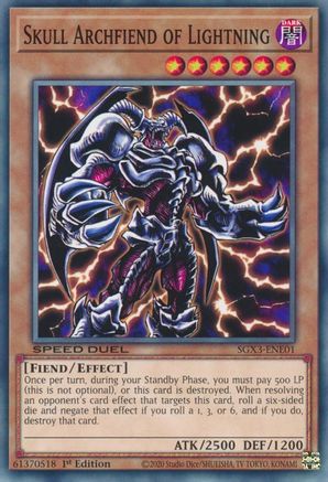 Image of Skull Archfiend of Lightning [SGX3-ENE01] Common