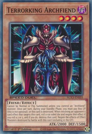 Image of Terrorking Archfiend [SGX3-ENE03] Common