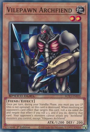 Image of Vilepawn Archfiend [SXG3-ENE05] Common
