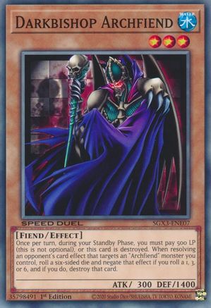 Image of Darkbishop Archfiend [SGX3-ENE07] Common