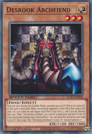 Image of Desrook Archfiend [SGX3-ENE08] Common
