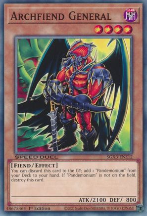 Image of Archfiend General [SGX3-ENE12] Common