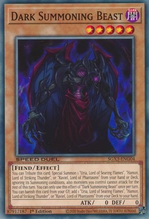 Image of Dark Summoning Beast [SGX3-ENG04] Common