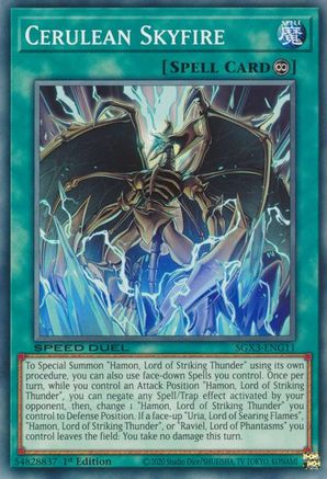 Image of Cerulean Skyfire [SGX3-ENG11] Common