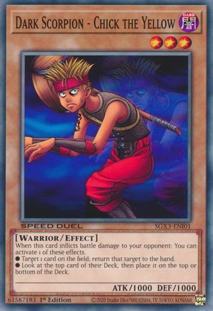 Image of Dark Scorpion - Chick the Yellow [SGX3-ENI01] Common