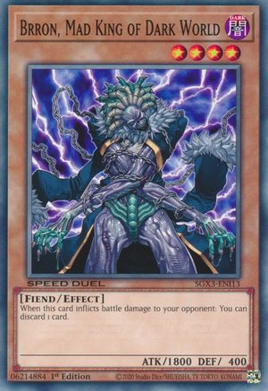 Image of Brron, Mad King of Dark World [SGX3-ENI13] Common