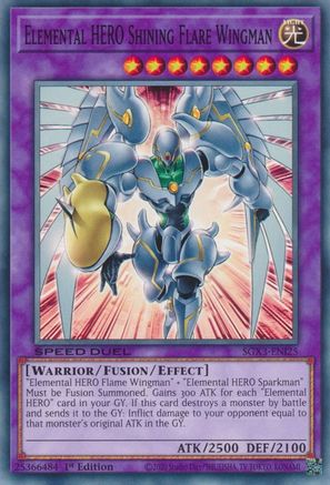 Image of Elemental HERO Shining Flare Wingman [SGX3-ENI25] Common