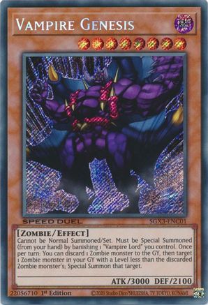 Image of Vampire Genesis [SGX3-ENC01] Secret Rare