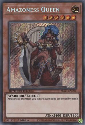 Image of Amazoness Queen [SGX3-END01] Secret Rare