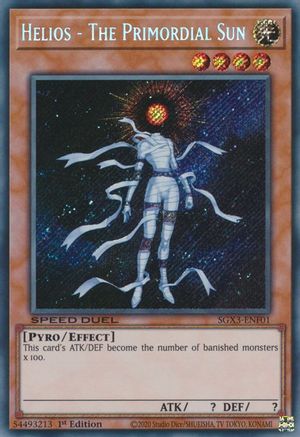 Image of Helios - The Primordial Sun [SGX3-ENF01] Secret Rare