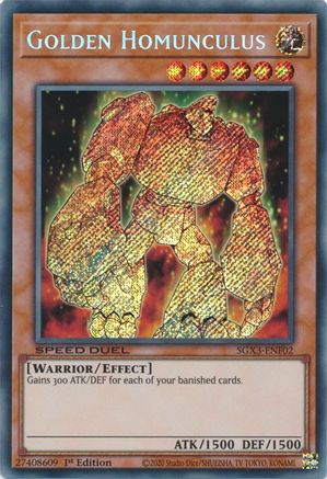 Image of Golden Homunculus [SGX3-ENF02] Secret Rare
