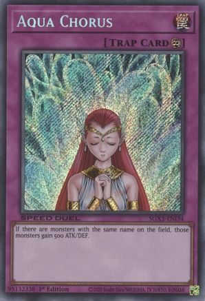 Image of Aqua Chorus [SGX3-ENI34] Secret Rare