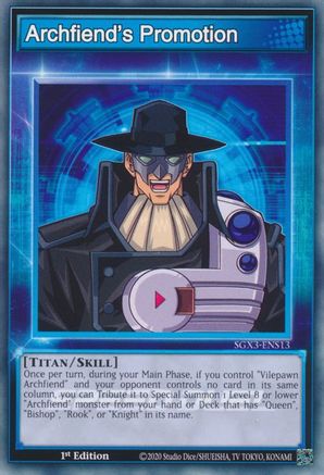 Image of Archfiend's Promotion [SGX3-ENS13] Common