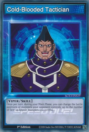Image of Cold-Blooded Tactician [SGX3-ENS19] Common