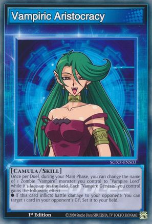 Image of Vampiric Aristocracy [SGX3-ENS03] Common