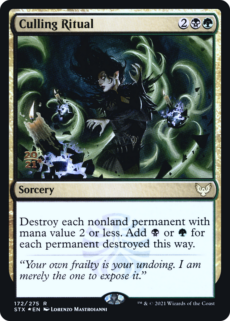 Image of Culling Ritual [Strixhaven: School of Mages Prerelease Promos]