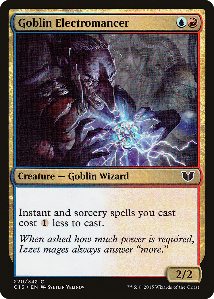 Image of Goblin Electromancer [Commander 2015]