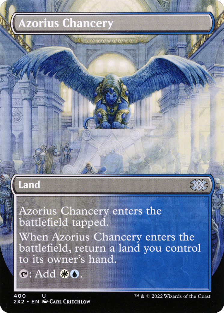 Image of Azorius Chancery (Borderless Alternate Art) [Double Masters 2022]