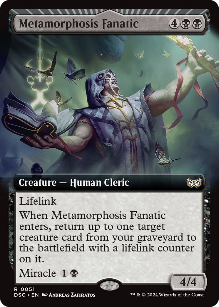 Image of Metamorphosis Fanatic (Extended Art) [Duskmourn: House of Horror Commander]
