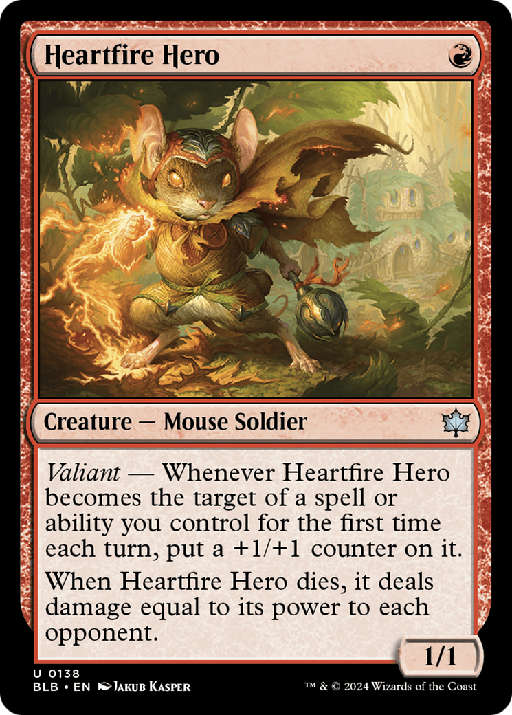 Image of Heartfire Hero [Bloomburrow]