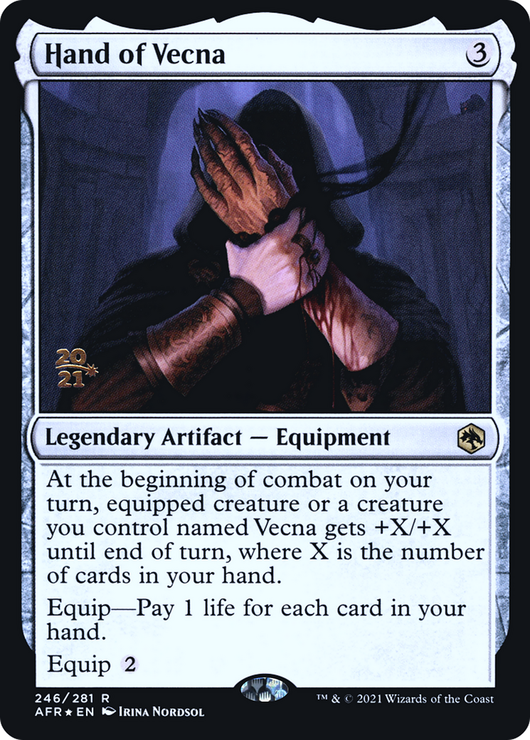 Image of Hand of Vecna [Dungeons & Dragons: Adventures in the Forgotten Realms Prerelease Promos]