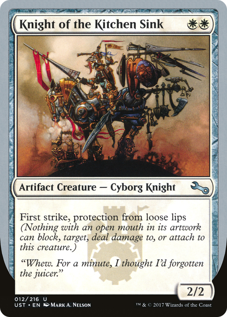 Image of Knight of the Kitchen Sink (