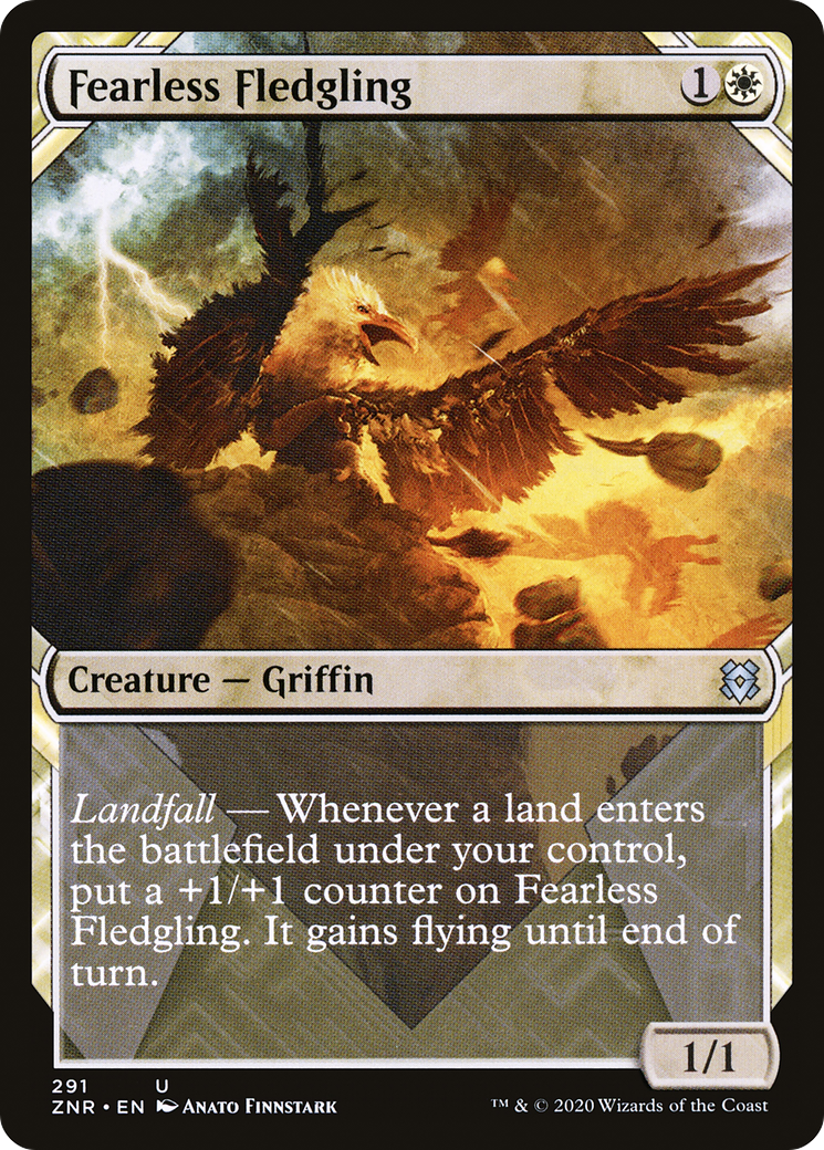 Image of Fearless Fledgling (Showcase) [Zendikar Rising]