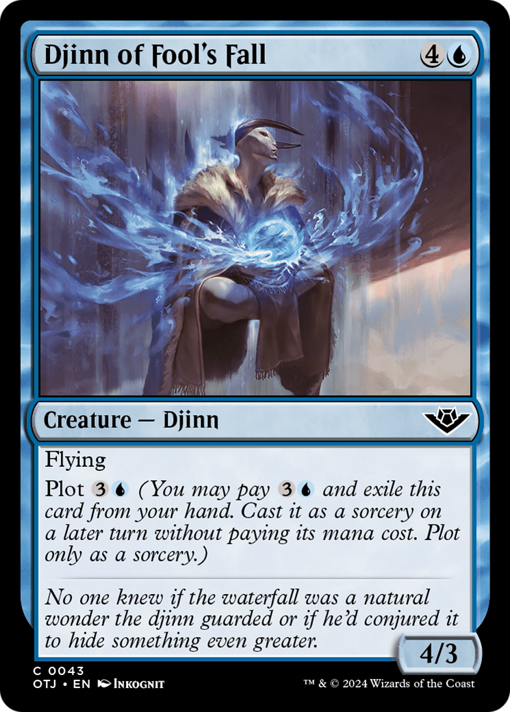 Image of Djinn of Fool's Fall [Outlaws of Thunder Junction]