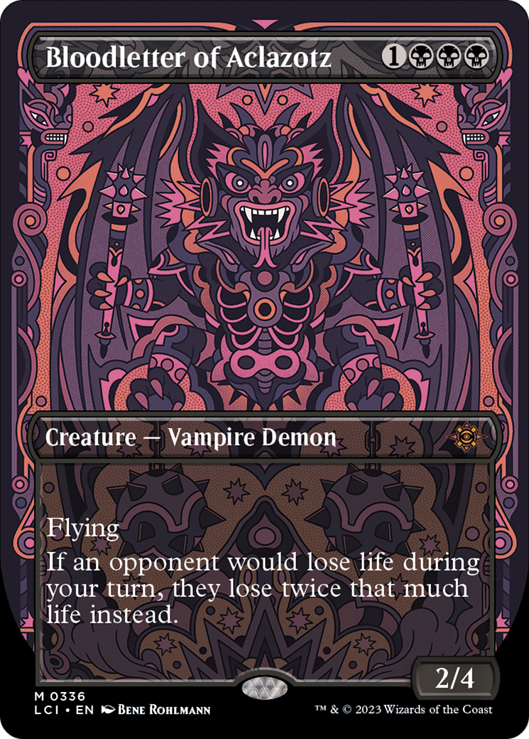 Image of Bloodletter of Aclazotz (Borderless) [The Lost Caverns of Ixalan]