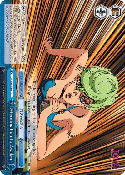Image of Determination to Awaken (JJ/S66-E098 CC) [JoJo's Bizarre Adventure: Golden Wind]