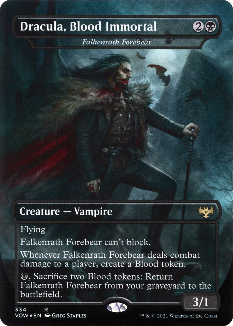 Image of Falkenrath Forebear - Dracula, Blood Immortal [Innistrad: Crimson Vow]