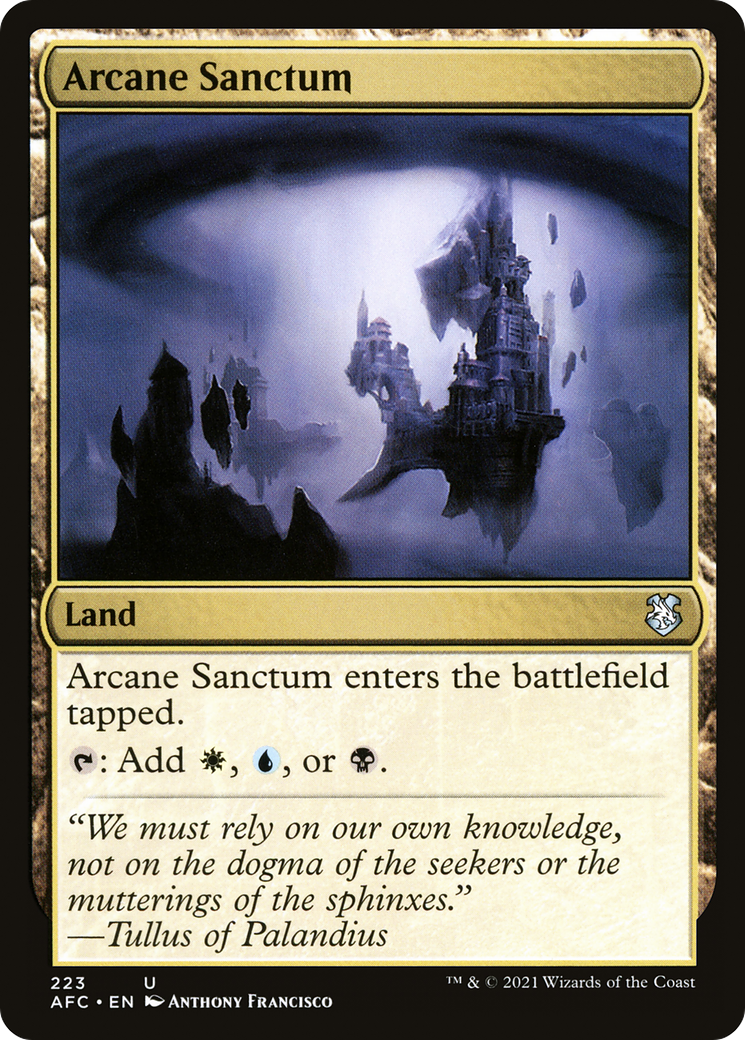 Image of Arcane Sanctum [Dungeons & Dragons: Adventures in the Forgotten Realms Commander]