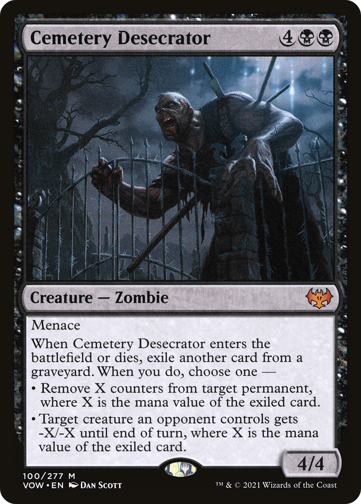 Image of Cemetery Desecrator [Innistrad: Crimson Vow]