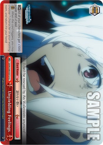 Image of Unyielding Feelings (DDM/S88-E072 CC) [Is it Wrong to Try to Pick Up Girls in a Dungeon?]