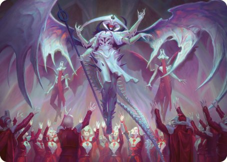 Image of Atraxa, Grand Unifier Art Card [Phyrexia: All Will Be One Art Series]