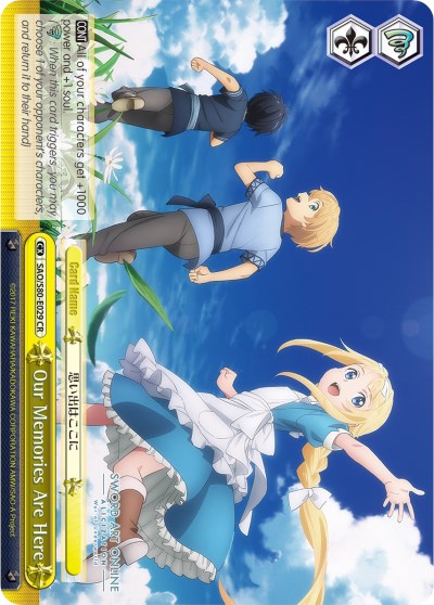 Image of Our Memories Are Here (SAO/S80-E029 CR) [Sword Art Online -Alicization- Vol.2]