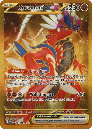 Image of Koraidon ex (254/198) [Scarlet & Violet: Base Set]